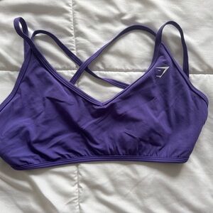 Purple Women's Gymshark Sports bra